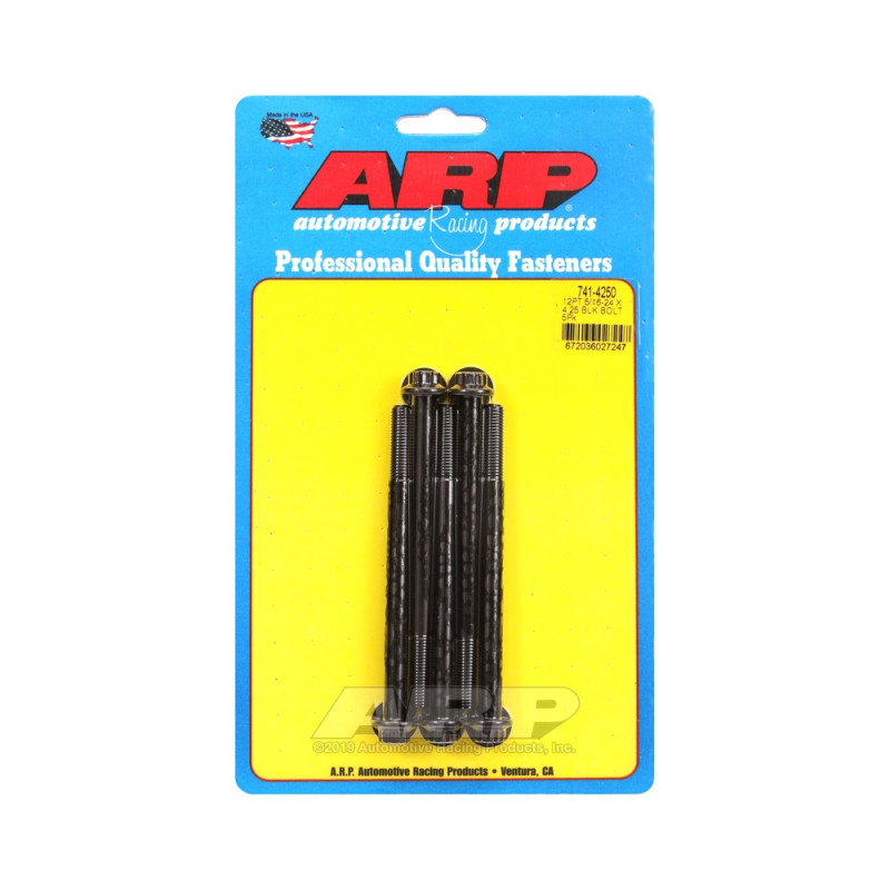 Set de șuruburi și piulițe universale ARP 5/16-24 – Black Oxyde, 12 bucăți x 5 - ARP-741-4250 - 741-4250 - 3666618199702